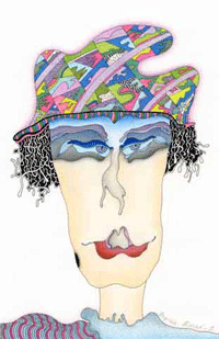 Portrait with a Colourful Hat