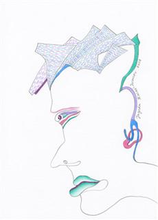 Series of Drawings "Touching Reflections" 2008